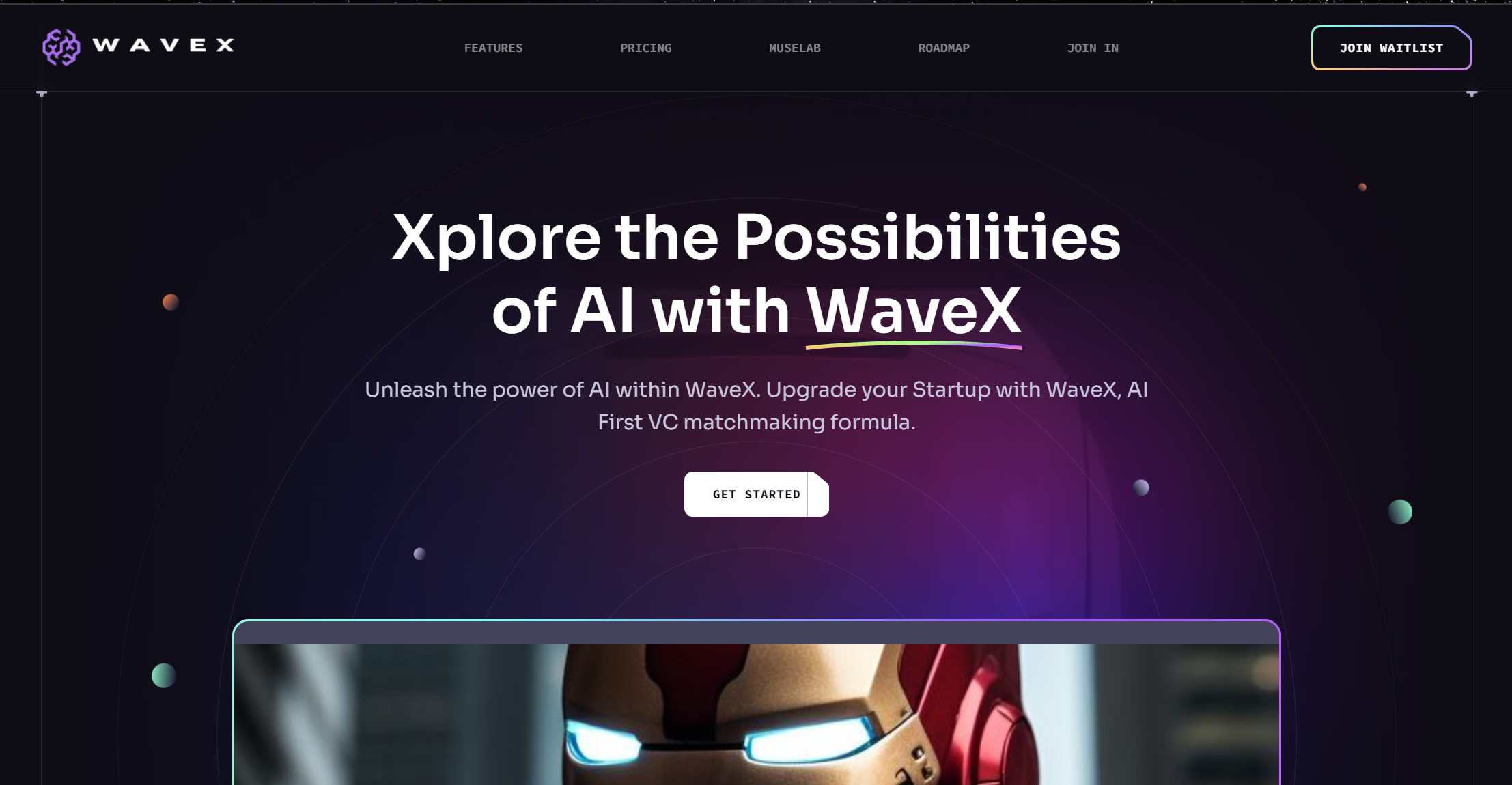 WaveX - SaaS platform website